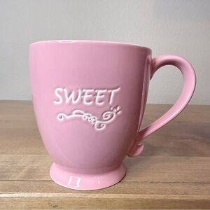 Vintage Starbucks 2006’ “Sweet” pink ceramic coffee mug 15 oz.